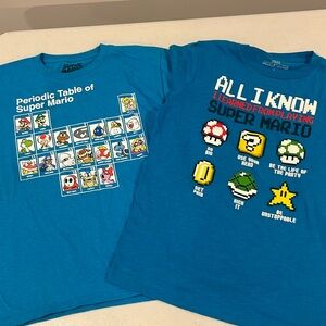 2 Boys Super Mario T-Shirts